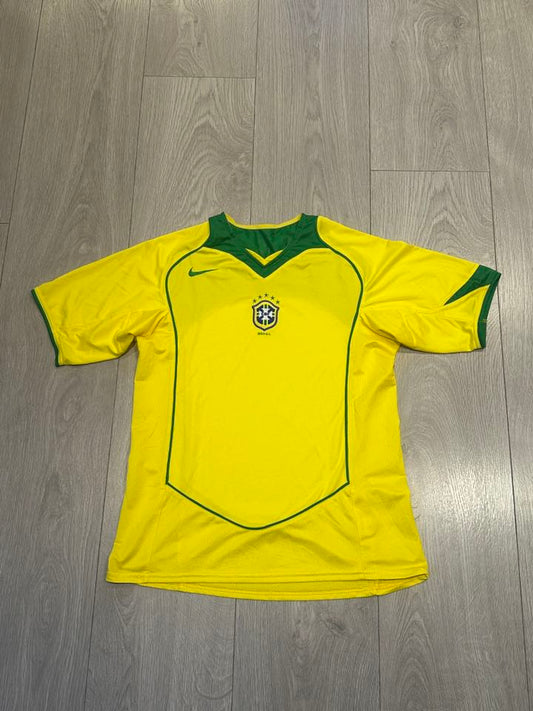 Retro 2004 Brazil Home Shirt