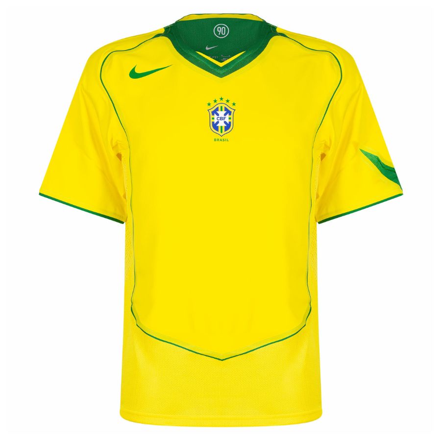 Retro 2004 Brazil Home Shirt