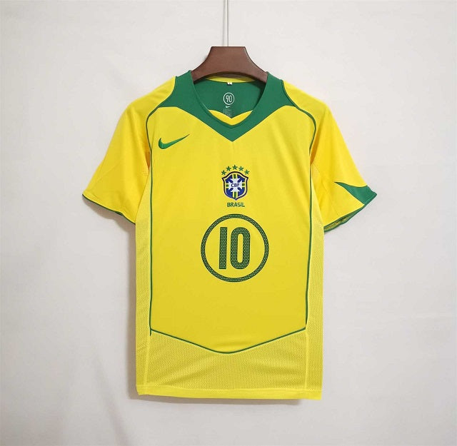 Retro 2004 Brazil Home Shirt